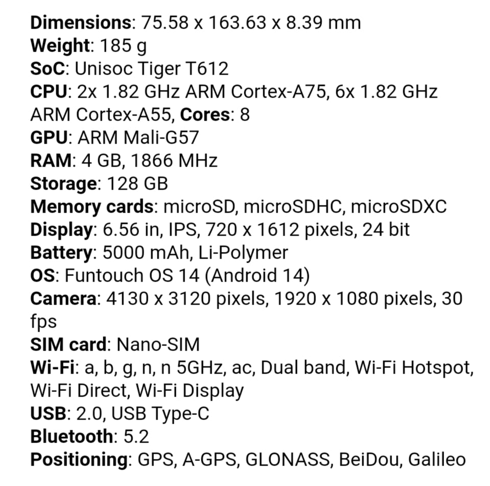 Vivo Y03t (4+128)